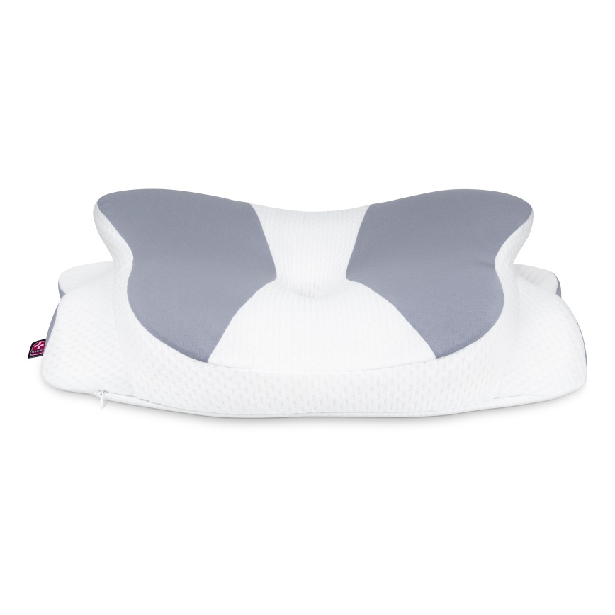 CONNECT IT CFH-6032-WH - Cuscino anatomico Gemini bianco/grigio