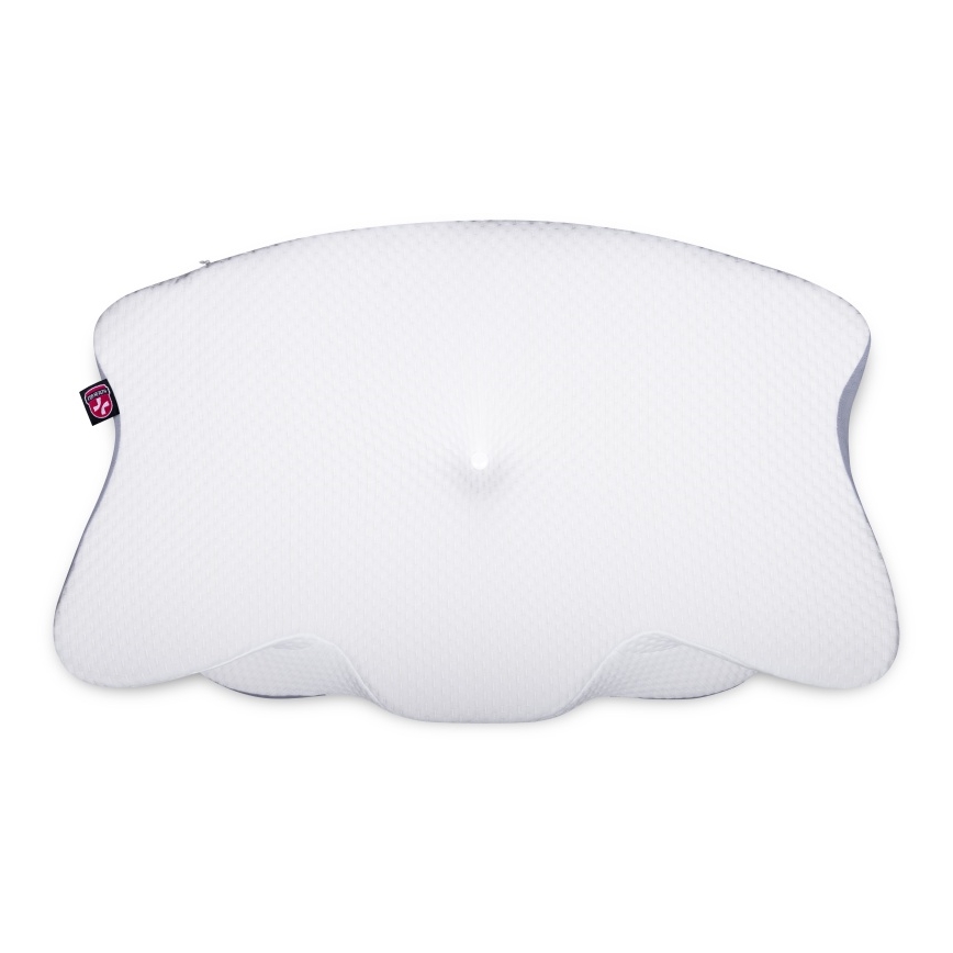 CONNECT IT CFH-6032-WH - Cuscino anatomico Gemini bianco/grigio