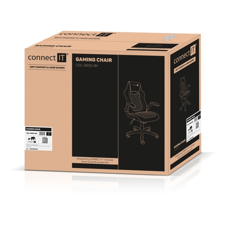 CONNECT IT CGC-0600-BK - Sedia da gioco Matrix Pro nero