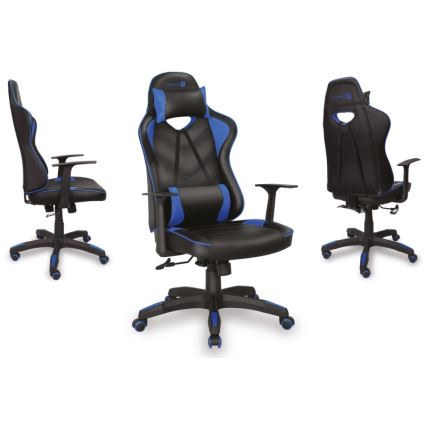 CONNECT IT CGC-0700-BL - Sedia da gioco LeMans Pro nero/blu