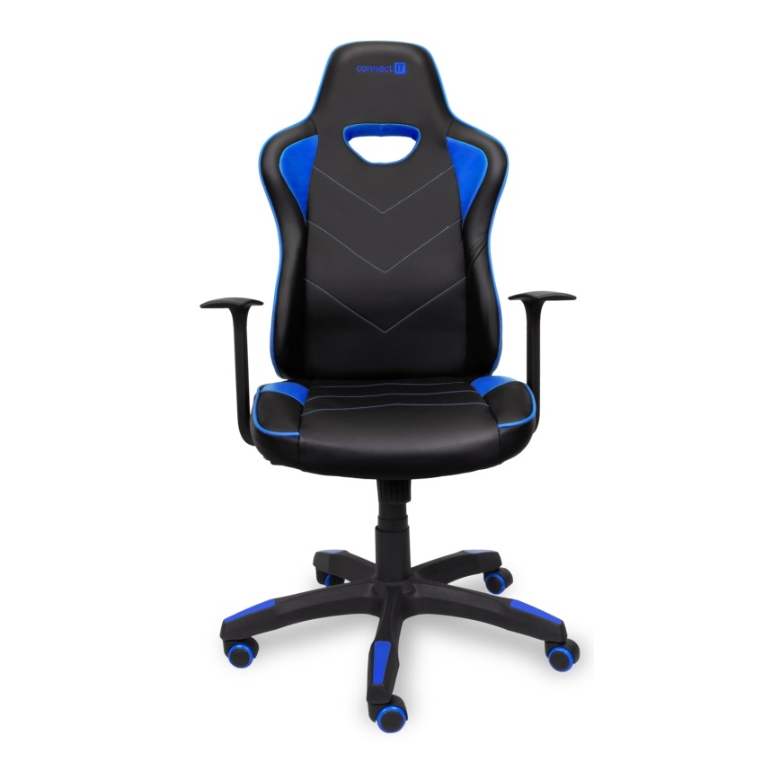 CONNECT IT CGC-0700-BL - Sedia da gioco LeMans Pro nero/blu