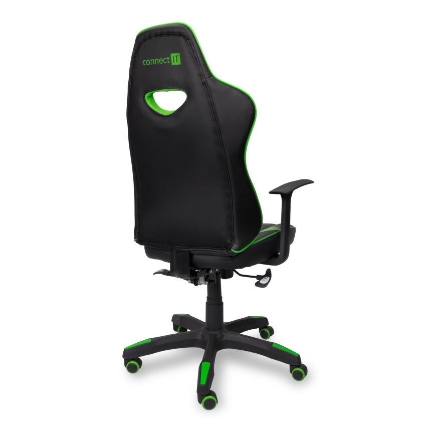 CONNECT IT CGC-0700-GR - Sedia da gioco LeMans Pro nero/verde