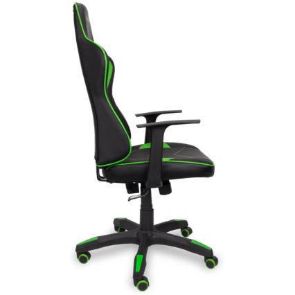 CONNECT IT CGC-0700-GR - Sedia da gioco LeMans Pro nero/verde