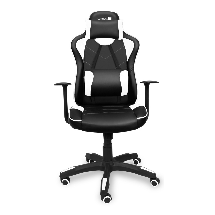CONNECT IT CGC-0700-WH - Sedia da gioco LeMans Pro nero/bianco