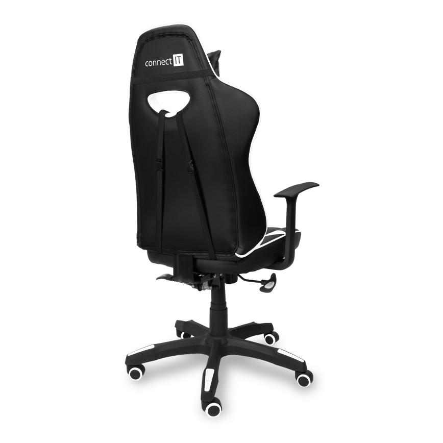 CONNECT IT CGC-0700-WH - Sedia da gioco LeMans Pro nero/bianco