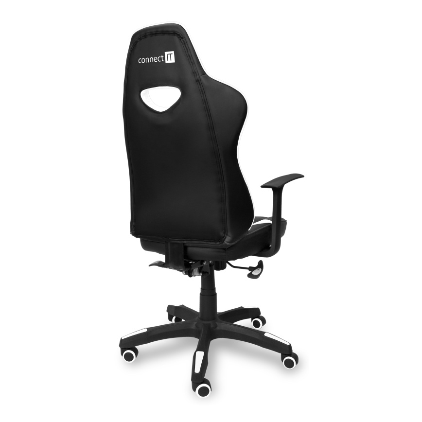 CONNECT IT CGC-0700-WH - Sedia da gioco LeMans Pro nero/bianco