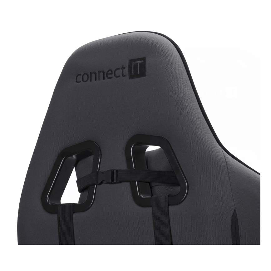 CONNECT IT CGC-1200-GY - Sedia da gioco Monaco Pro grigio/nero