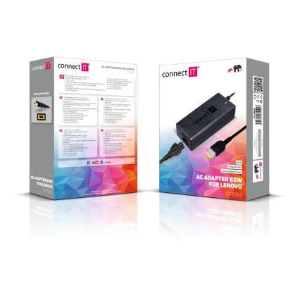 CONNECT IT CI-1062 - Adattatore di alimentazione per i portatili Lenovo 65W