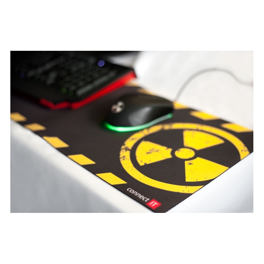 CONNECT IT CI-1128 - Mouse da gioco cablato a LED 1000/1200/1600/3200 DPI nero
