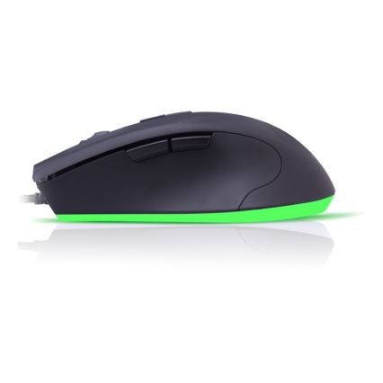 CONNECT IT CI-1128 - Mouse da gioco cablato a LED 1000/1200/1600/3200 DPI nero