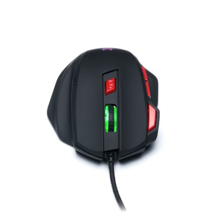 CONNECT IT CI-191 - LED Mouse da gioco con cavo 800/1600/2400/3200 DPI nero