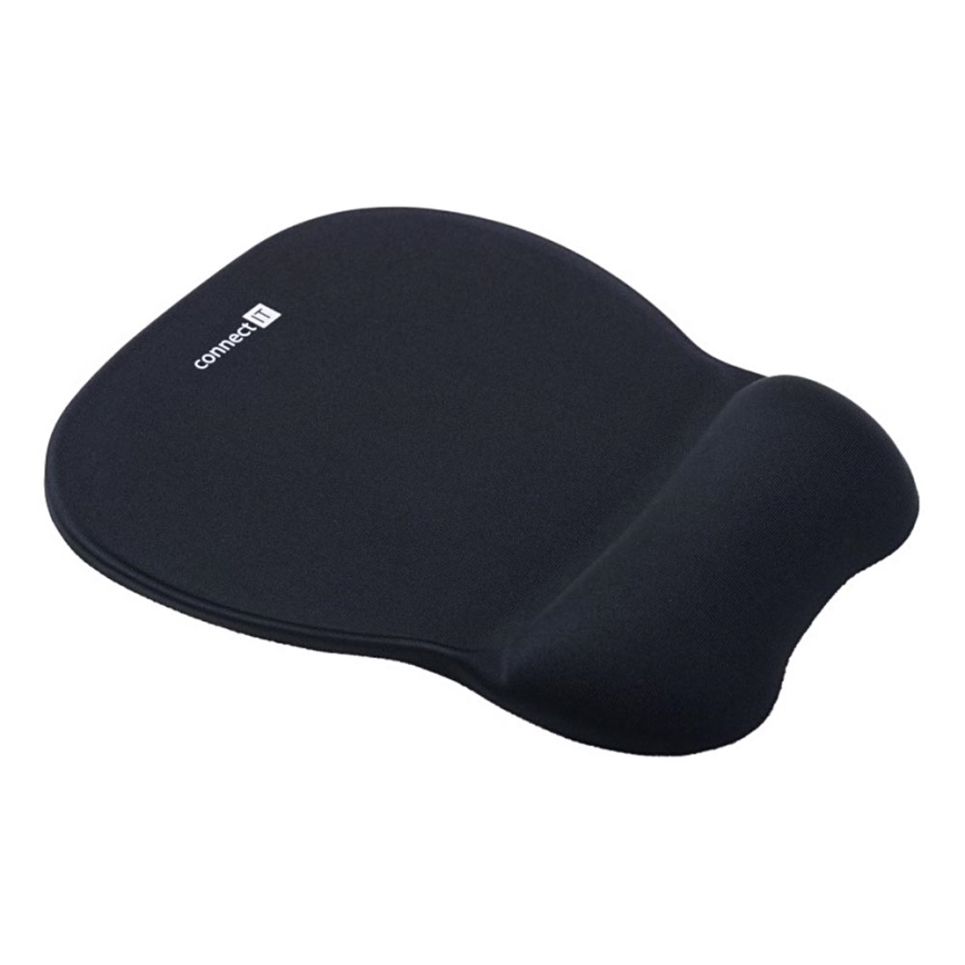 CONNECT IT CI-501 - Tappetino per mouse con memory foam wrist rest