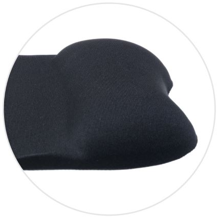CONNECT IT CI-501 - Tappetino per mouse con memory foam wrist rest