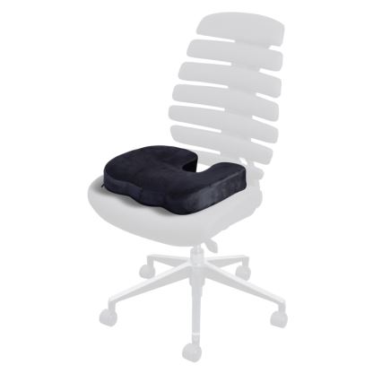 CONNECT IT CI-528 - Cuscino per sedie ergonomiche nero