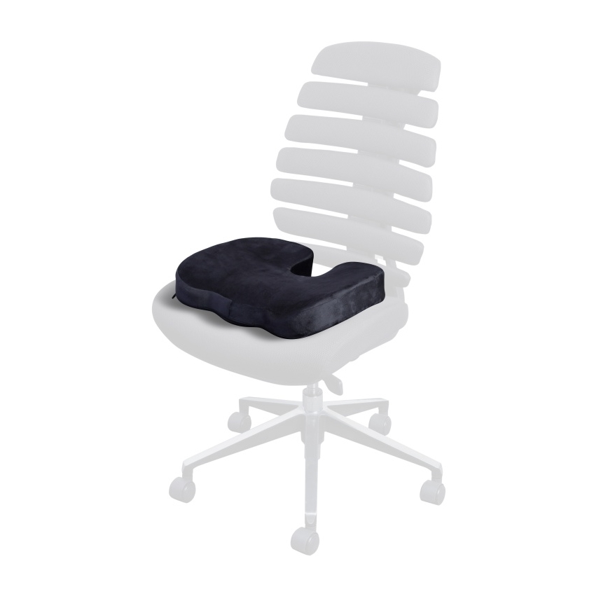 CONNECT IT CI-528 - Cuscino per sedie ergonomiche nero