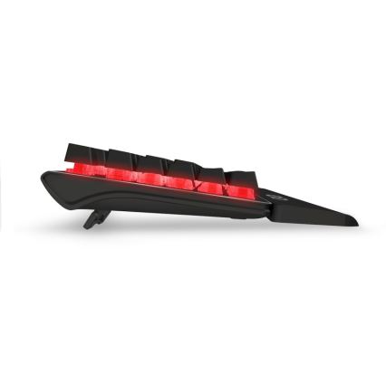 CONNECT IT CKB-7050-CS - LED RGB Tastiera da gioco cablata con CZ/SK localization nero