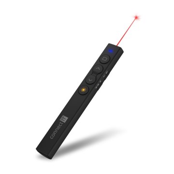 CONNECT IT CLP-2050-BK - Presentatore wireless con puntatore laser 1xAAA