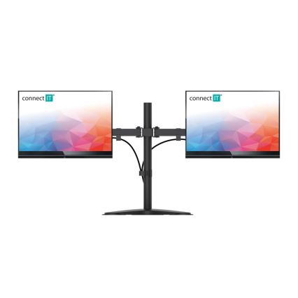 CONNECT IT CMF-3204-BK - Supporto universale per 2 monitor 13-32” nero