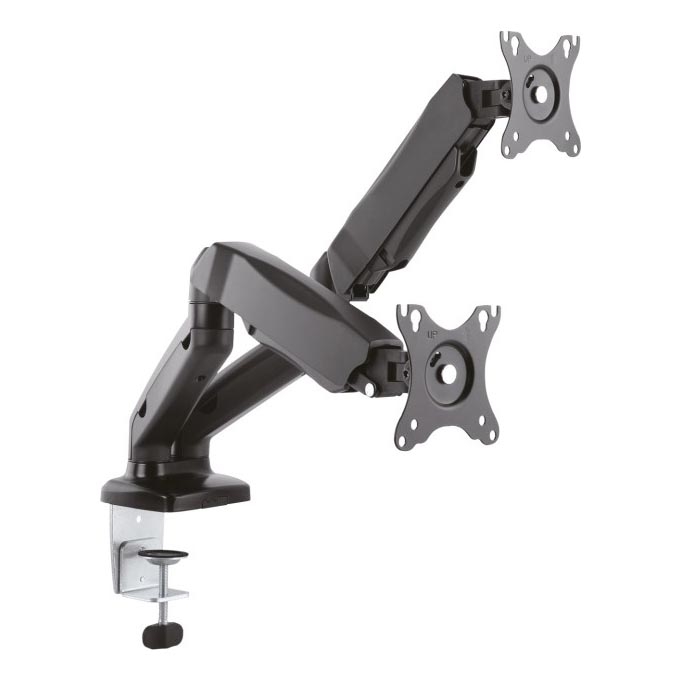 CONNECT IT CMF-3207-BK - Supporto universale per 2 monitor 13-27” nero