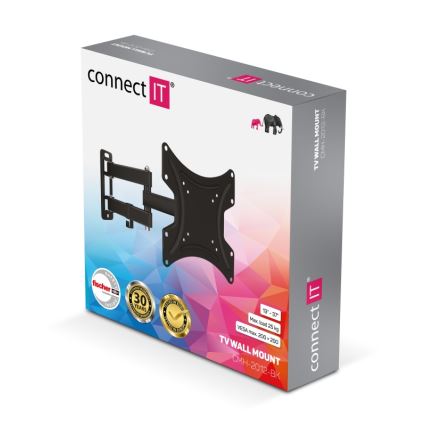 CONNECT IT CMH-2012-BK - Supporto a parete per TV 13-37” nero