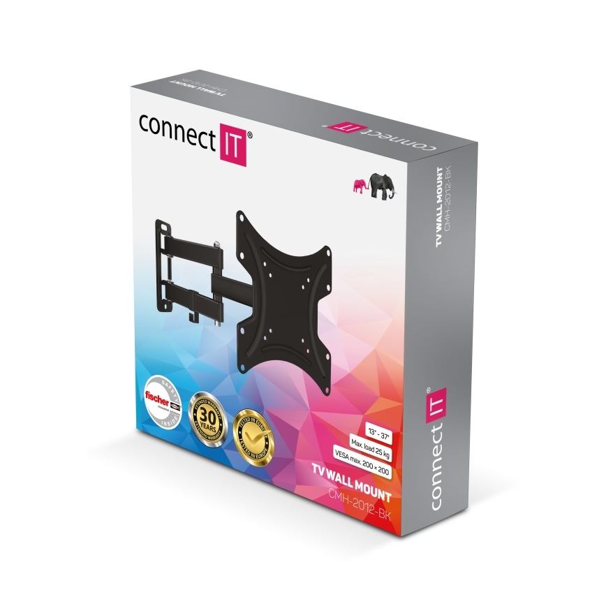 CONNECT IT CMH-2012-BK - Supporto a parete per TV 13-37” nero