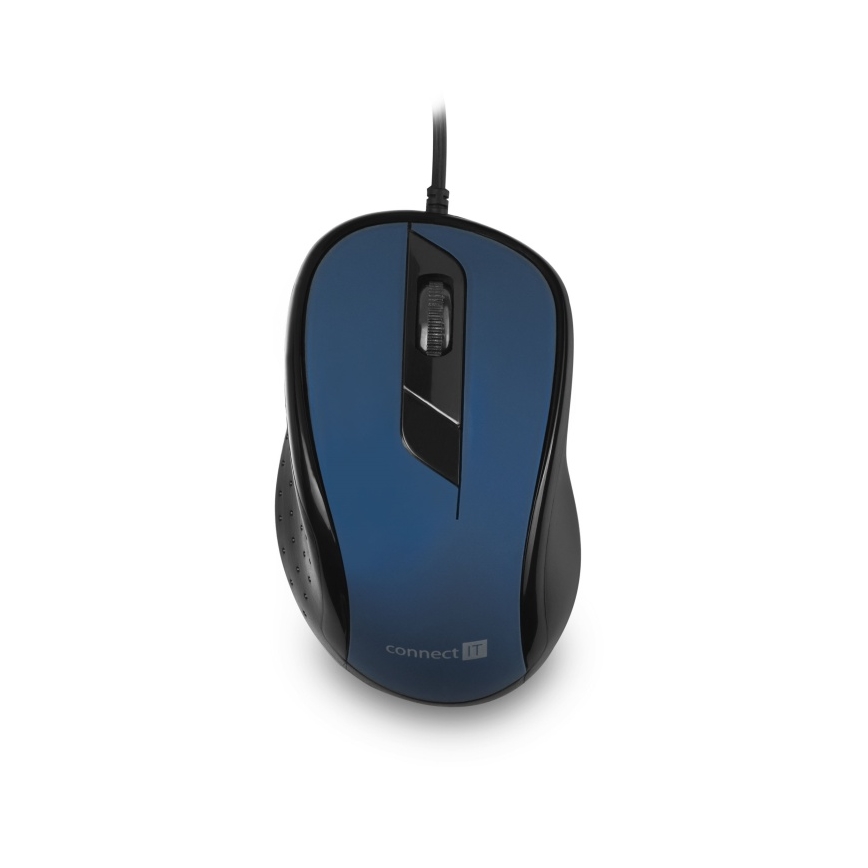 CONNECT IT CMO-1200-BL - Mouse con filo 1000 DPI nero/blu