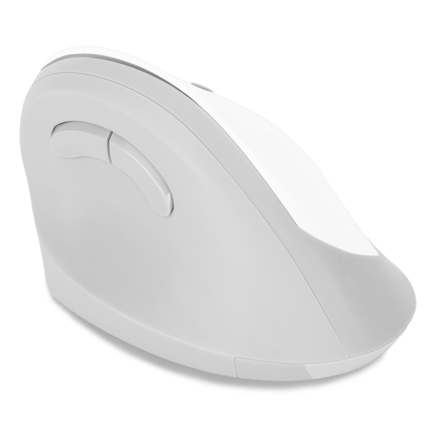 CONNECT IT CMO-2700-WH - Mouse wireless ergonomico 800/1200/1600 DPI 1xAA bianco