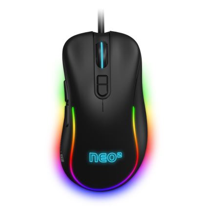 CONNECT IT CMO-3589-BK - LED RGB Mouse da gioco con cavo 200-7200 DPI nero