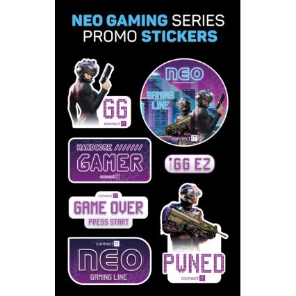 CONNECT IT CMO-3591-BK - LED RGB Mouse da gioco con cavo 500-7200 DPI nero