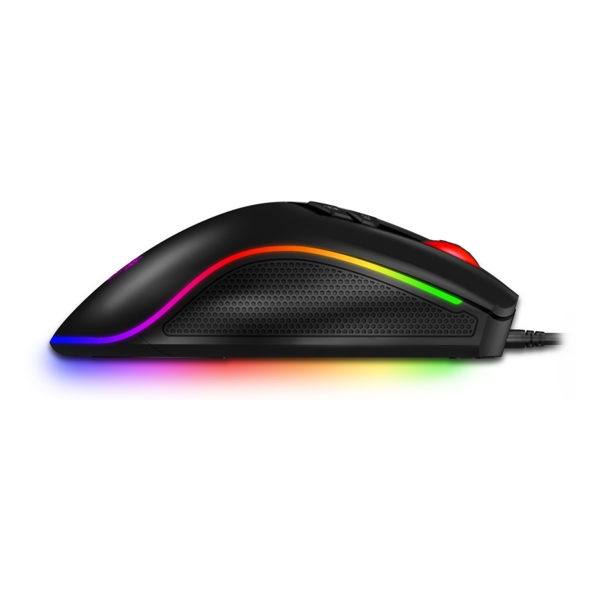 CONNECT IT CMO-3591-BK - LED RGB Mouse da gioco con cavo 500-7200 DPI nero