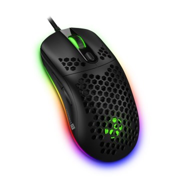 CONNECT IT CMO-5511-BK - LED RGB Mouse da gioco con cavo 200-12800 DPI nero