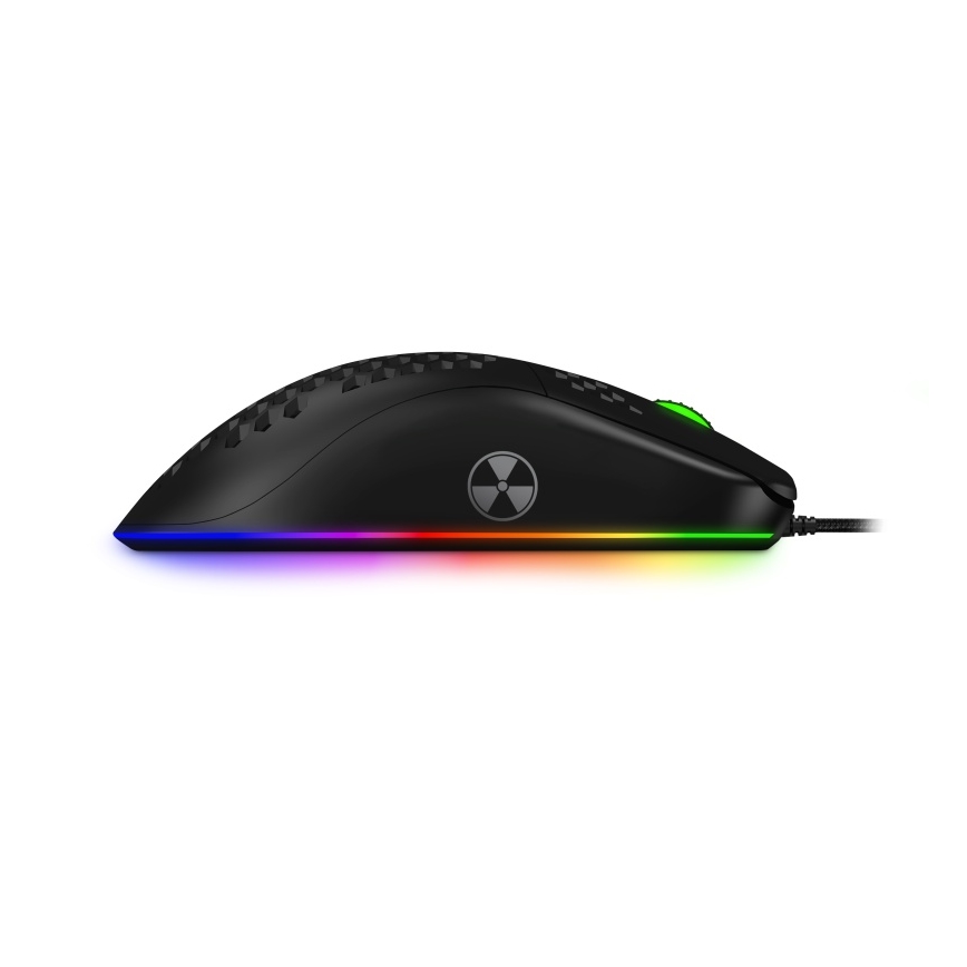 CONNECT IT CMO-5511-BK - Mouse da gioco cablata LED RGB 200-12800 DPI nera