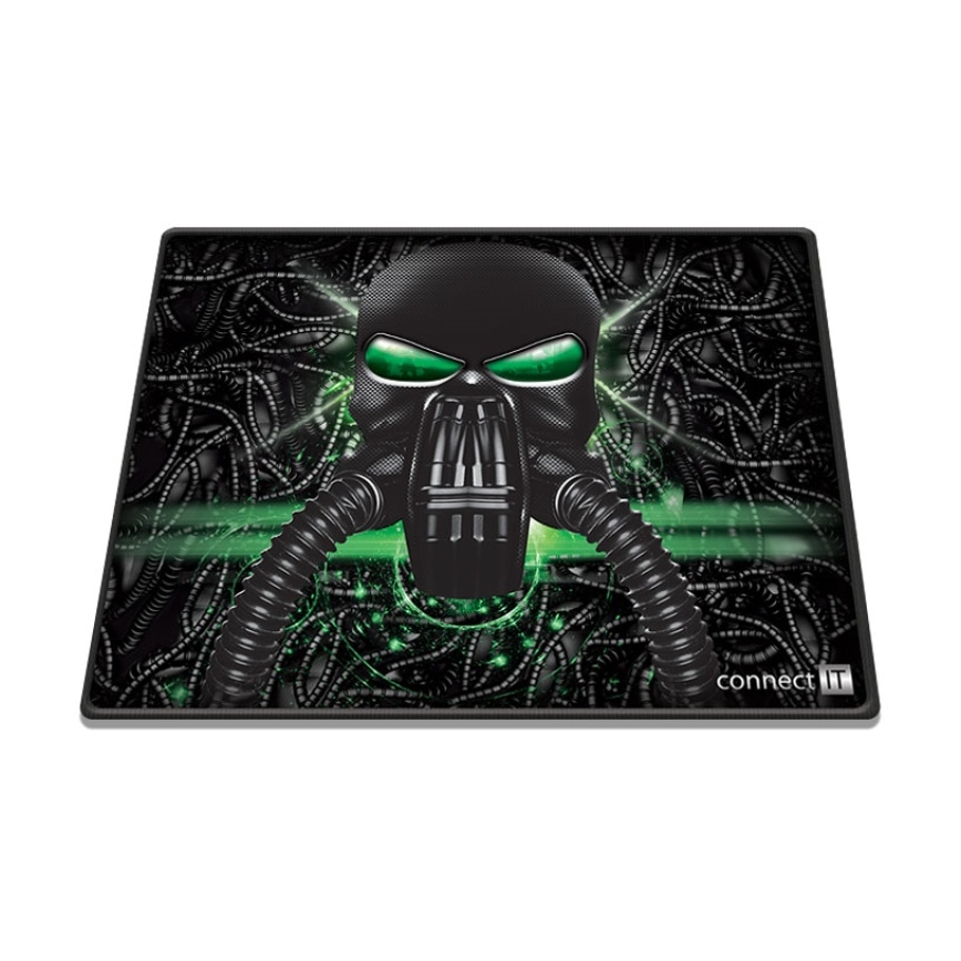 CONNECT IT CMP-1100-SM - Tappetino per mouse 32x24,5 cm nero/verde
