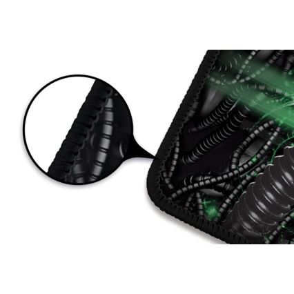 CONNECT IT CMP-1100-SM - Tappetino per mouse 32x24,5 cm nero/verde