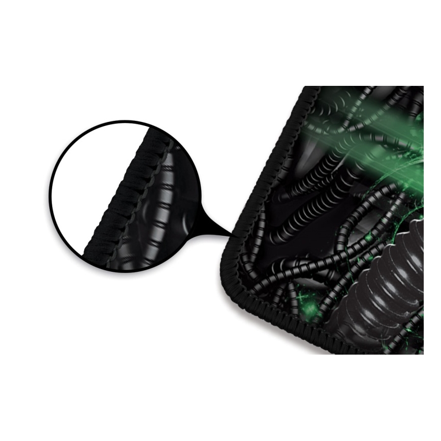 CONNECT IT CMP-1100-SM - Tappetino per mouse 32x24,5 cm nero/verde