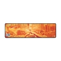 CONNECT IT CMP-1140-LG - Tappetino per tastiera e mouse 88,6x24,5 cm arancione