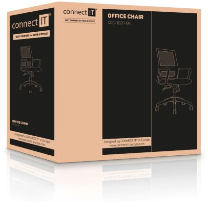 CONNECT IT COC-1020-BK - Sedia da ufficio ForHealth AlfaPro nero