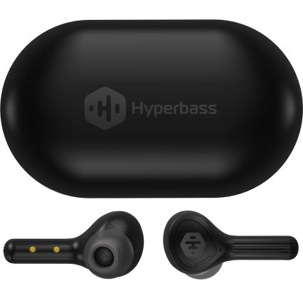 CONNECT IT HEP-5300-BK - Cuffie wireless con microfono 300 mAh + 2x 35 mAh nero
