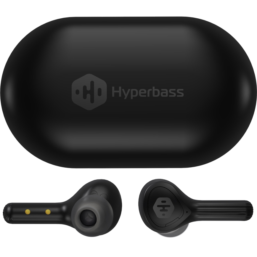 CONNECT IT HEP-5300-BK - Cuffie wireless con microfono 300 mAh + 2x 35 mAh nero