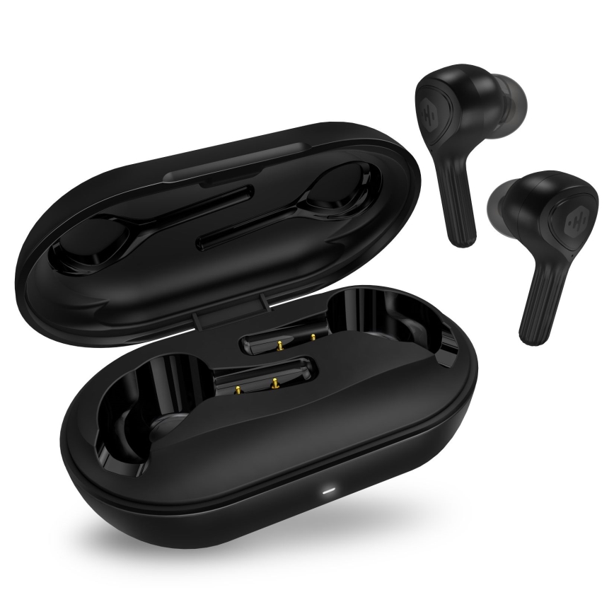 CONNECT IT HEP-5300-BK - Cuffie wireless con microfono 300 mAh + 2x 35 mAh nero