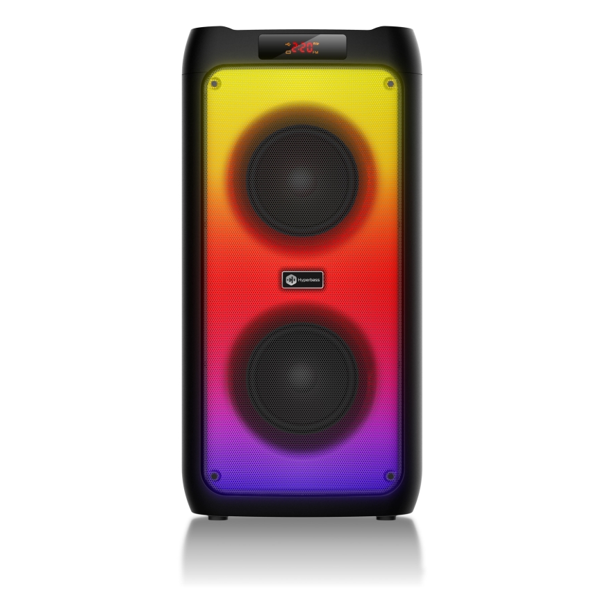 CONNECT IT HSP-3050-BK - LED Autoparlante wireless con microfono 60W/5V 4500 mAh nero + telecomando