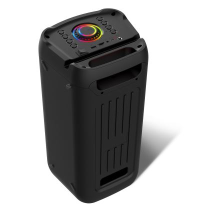 CONNECT IT HSP-3050-BK - LED Autoparlante wireless con microfono 60W/5V 4500 mAh nero + telecomando