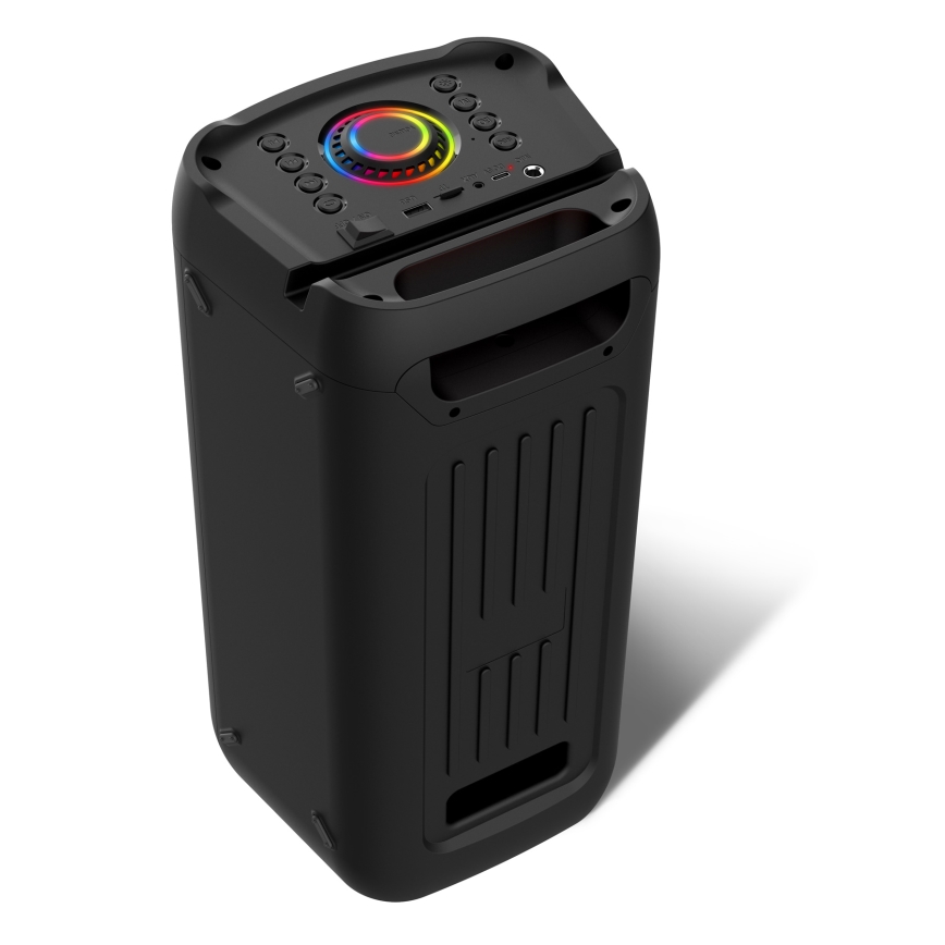 CONNECT IT HSP-3050-BK - LED Autoparlante wireless con microfono 60W/5V 4500 mAh nero + telecomando