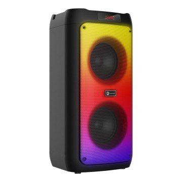 CONNECT IT HSP-3050-BK - LED Autoparlante wireless con microfono 60W/5V 4500 mAh nero + telecomando