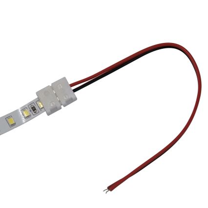Connettore flessibile monofacciale per strisce LED a 2 pin 8 mm