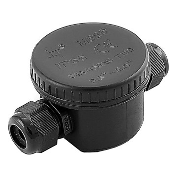 Connettore impermeabile IP66 nero