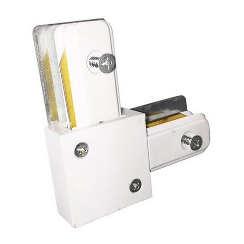 Connettore per luci in sistema di binari CONNECTOR RS WHITE tipo L