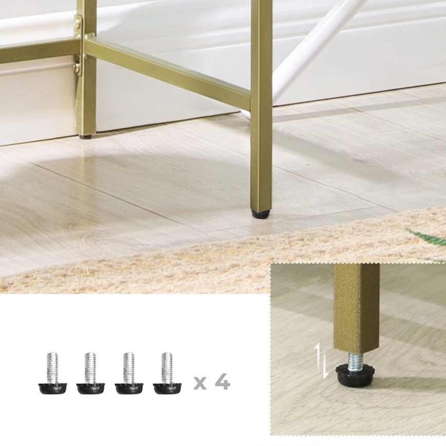 Consolle CIREL dorata