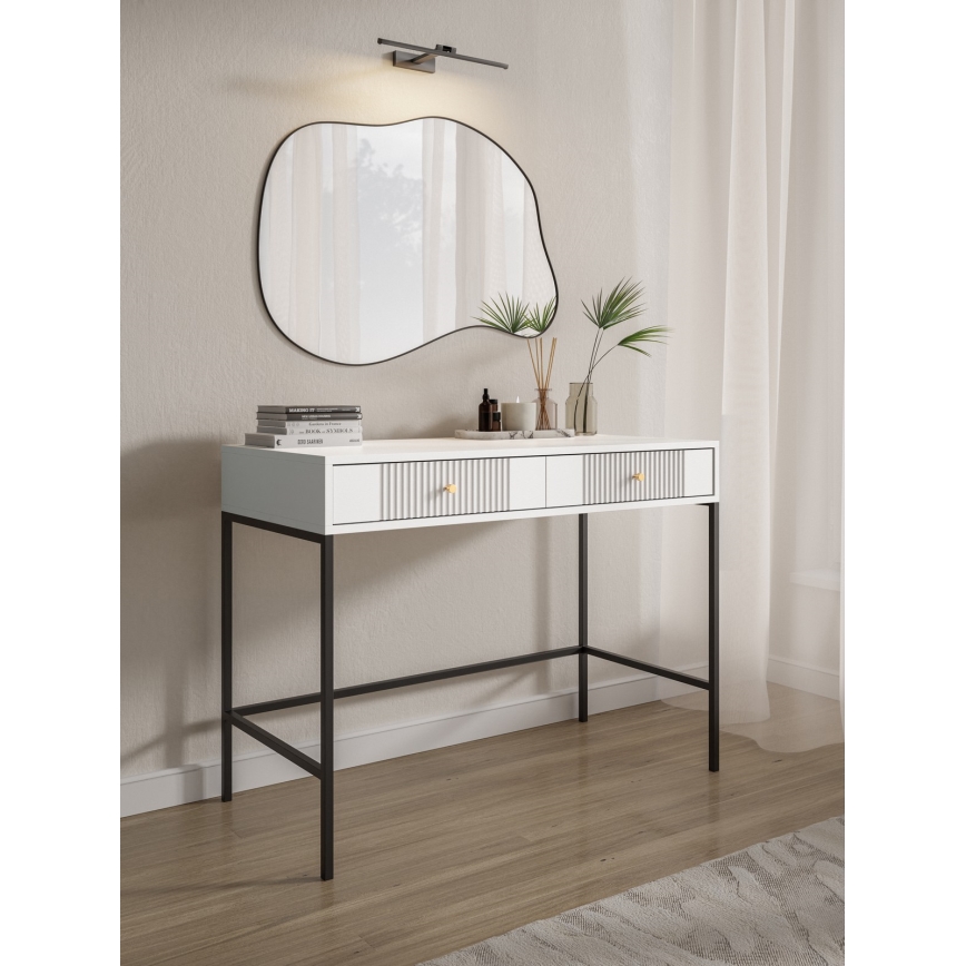 Consolle LUE 104x50 cm bianco/nero