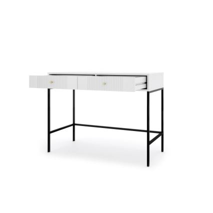 Consolle LUE 104x50 cm bianco/nero